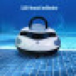 ワイヤレスプールクリーナーロボット、自動駐車機能付き、地上/地下プールに対応、UKプラグ